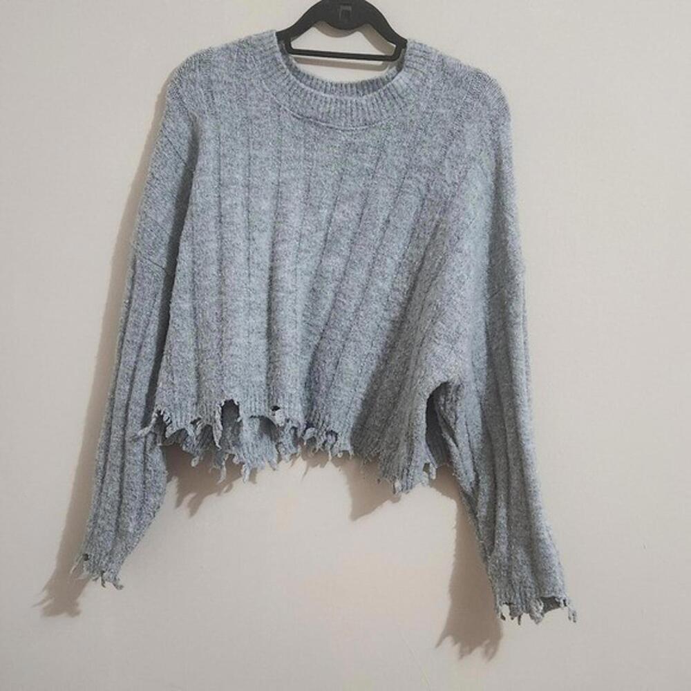 Double zero long sleeve pullover sweater size L